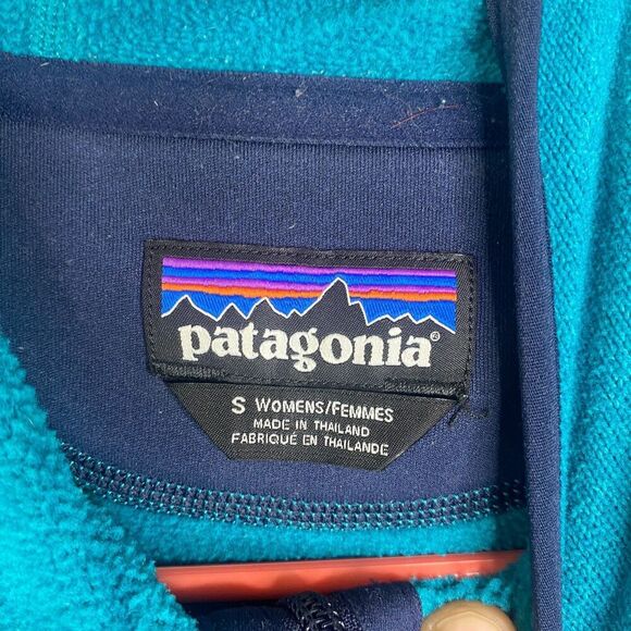 Patagonia Women Small Performance Better Sweater Hoody Teal STY25975 - Picture 6 of 12